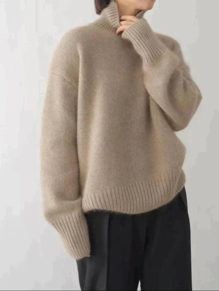 Amaya | Luxurious Cashmere Roll Neck Jumper