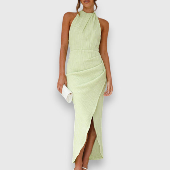 Flora – Sophisticated dress with an open back