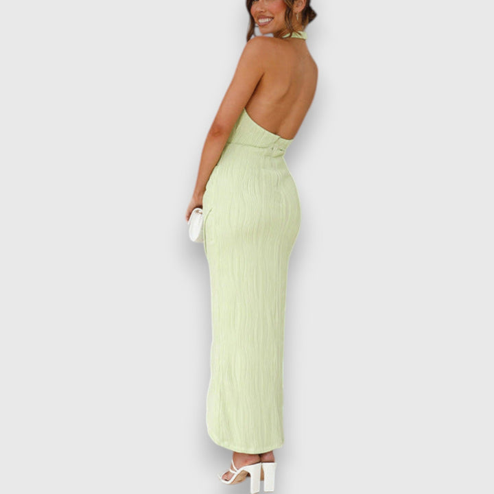 Flora – Sophisticated dress with an open back