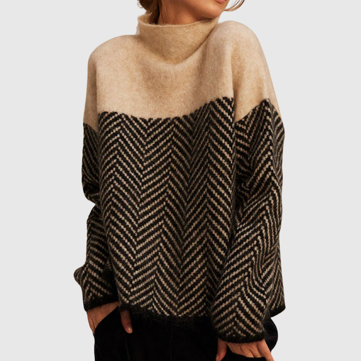 Norah | Cotton High Neck Jumper