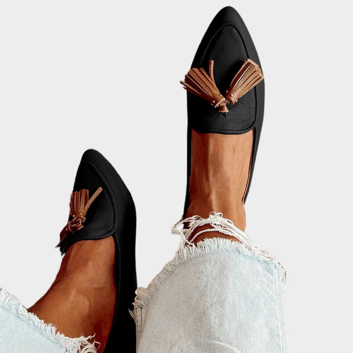 Vesperia - Modern Moccasin with Fringes