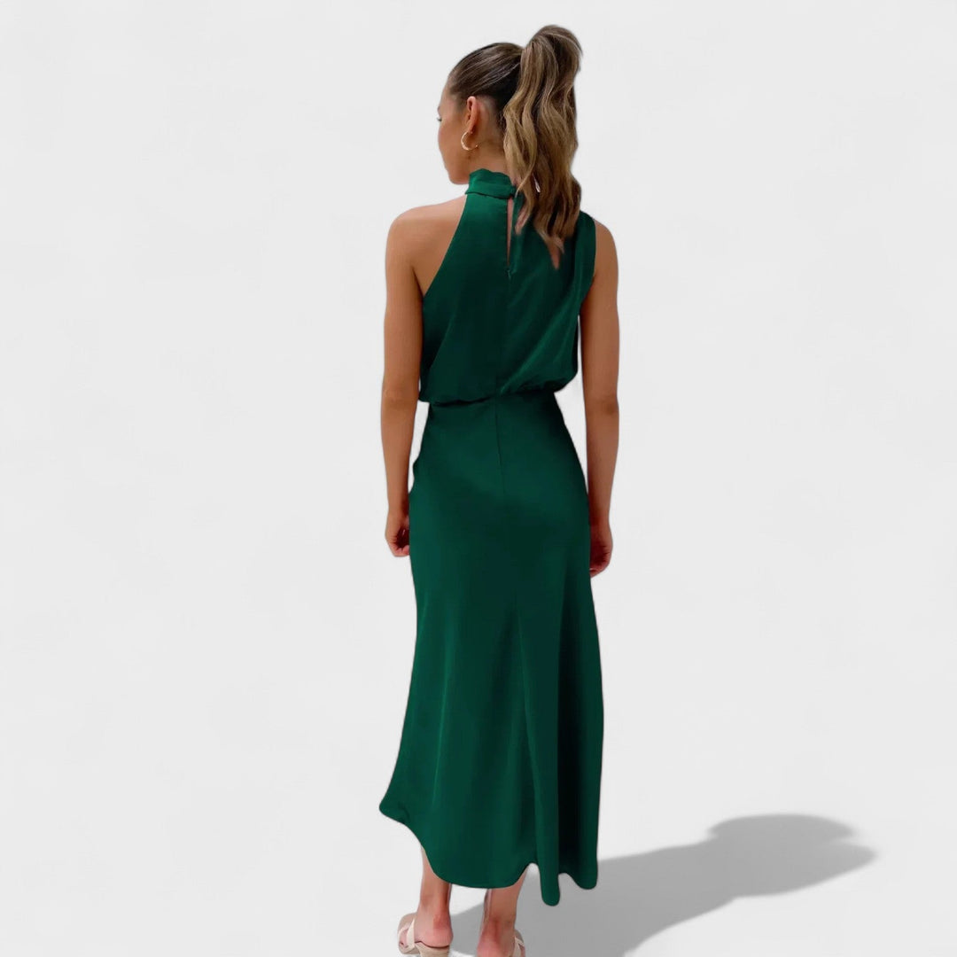Alda - Elegant Satin Dress