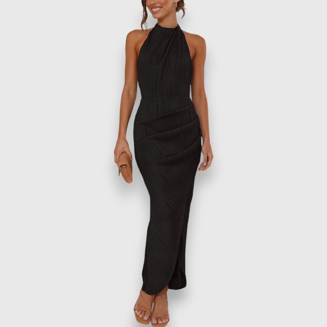 Flora – Sophisticated dress with an open back