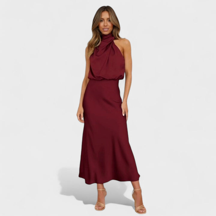Alda - Elegant Satin Dress