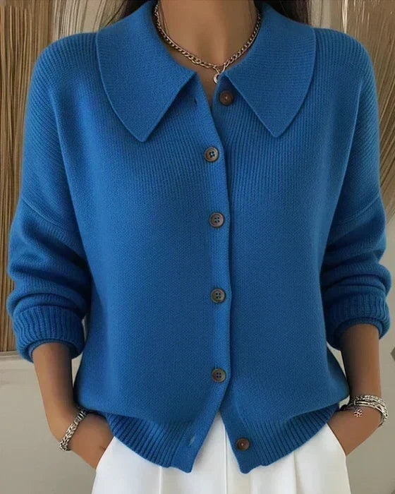 Vega | Knitted Jacket with Collar