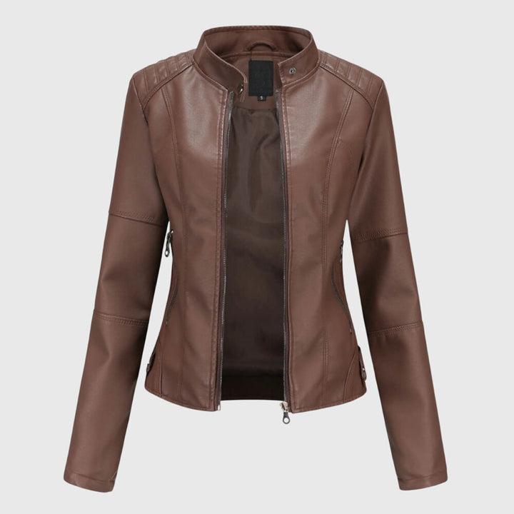 Giorgina™ - Elegant Leather Jacket for Women