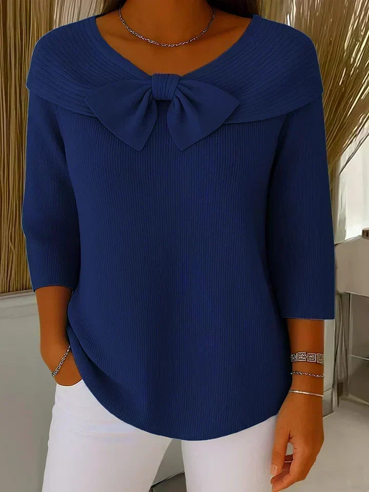 Trinidad | Knot Jumper with Round Neck
