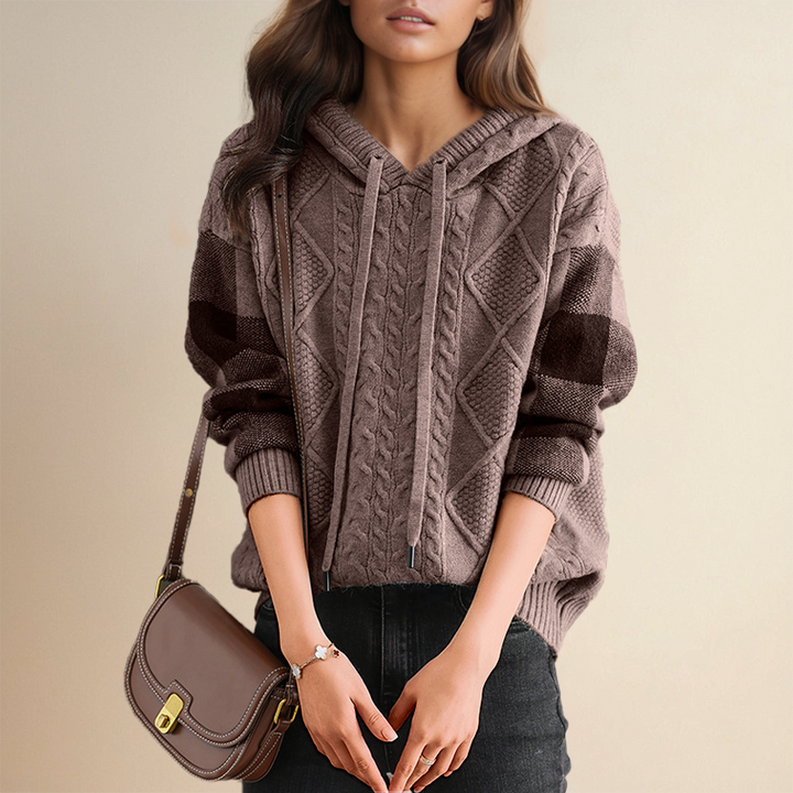 Emily | Woven Hoodie
