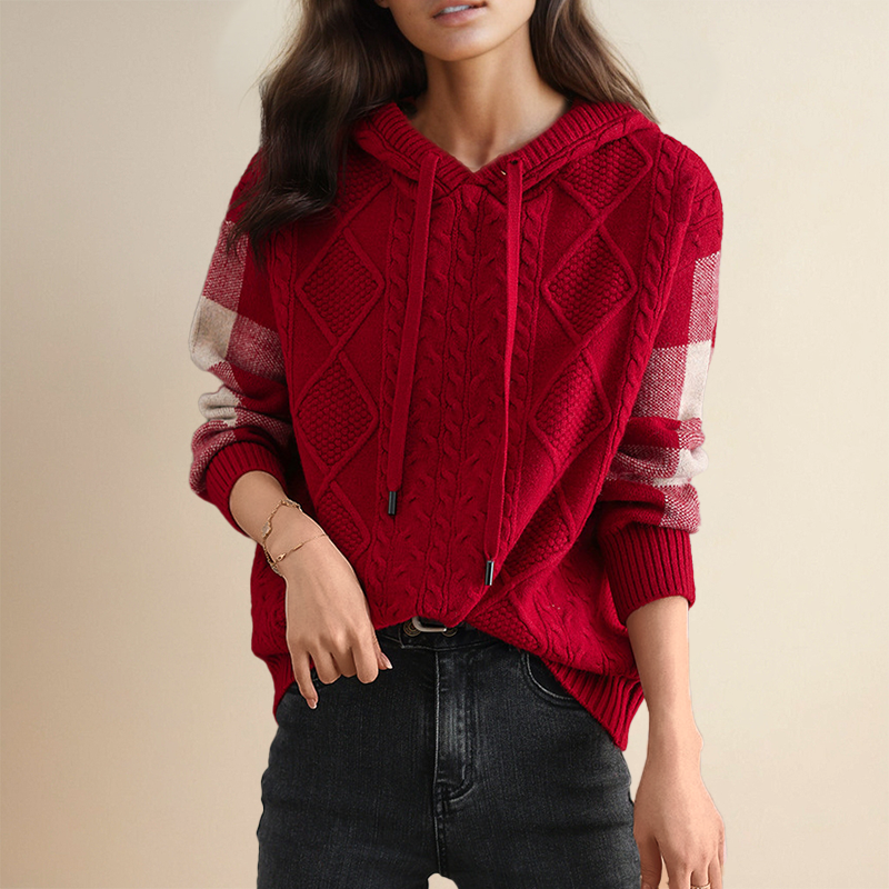 Emily | Woven Hoodie