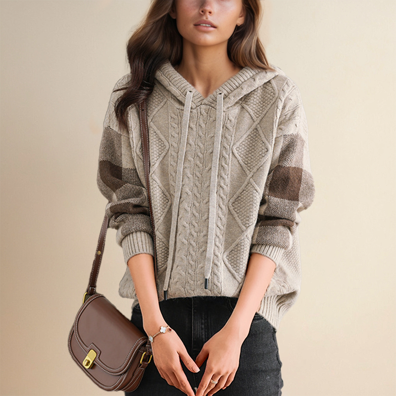 Emily | Woven Hoodie