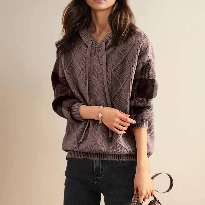 Emily | Woven Hoodie