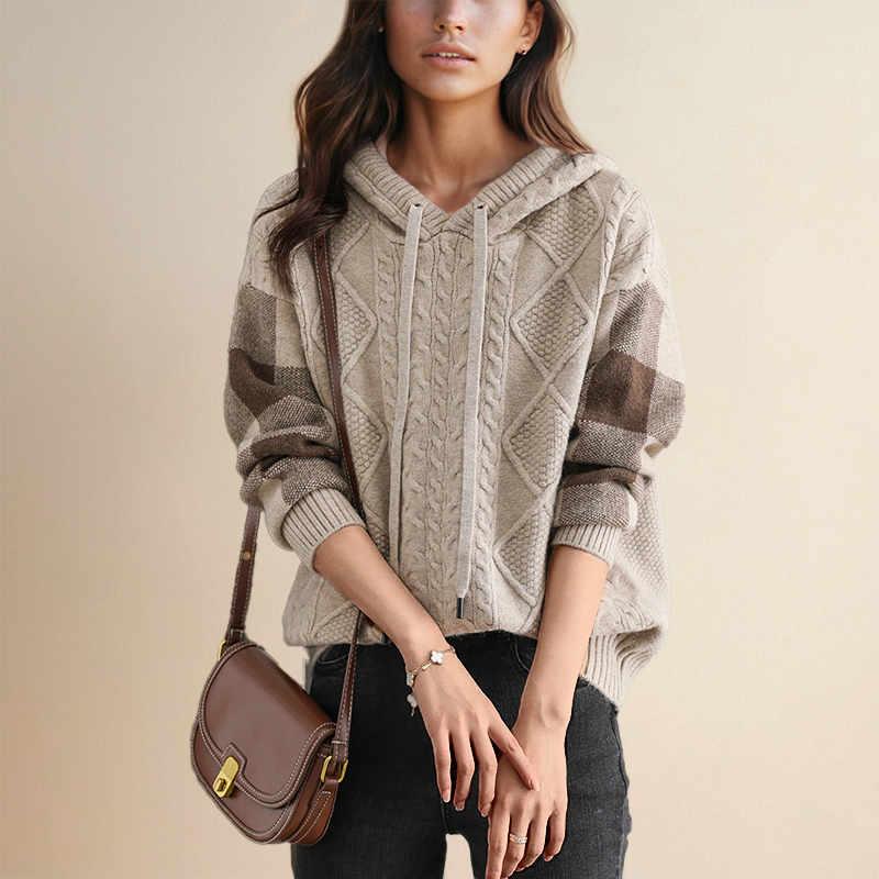 Emily | Woven Hoodie