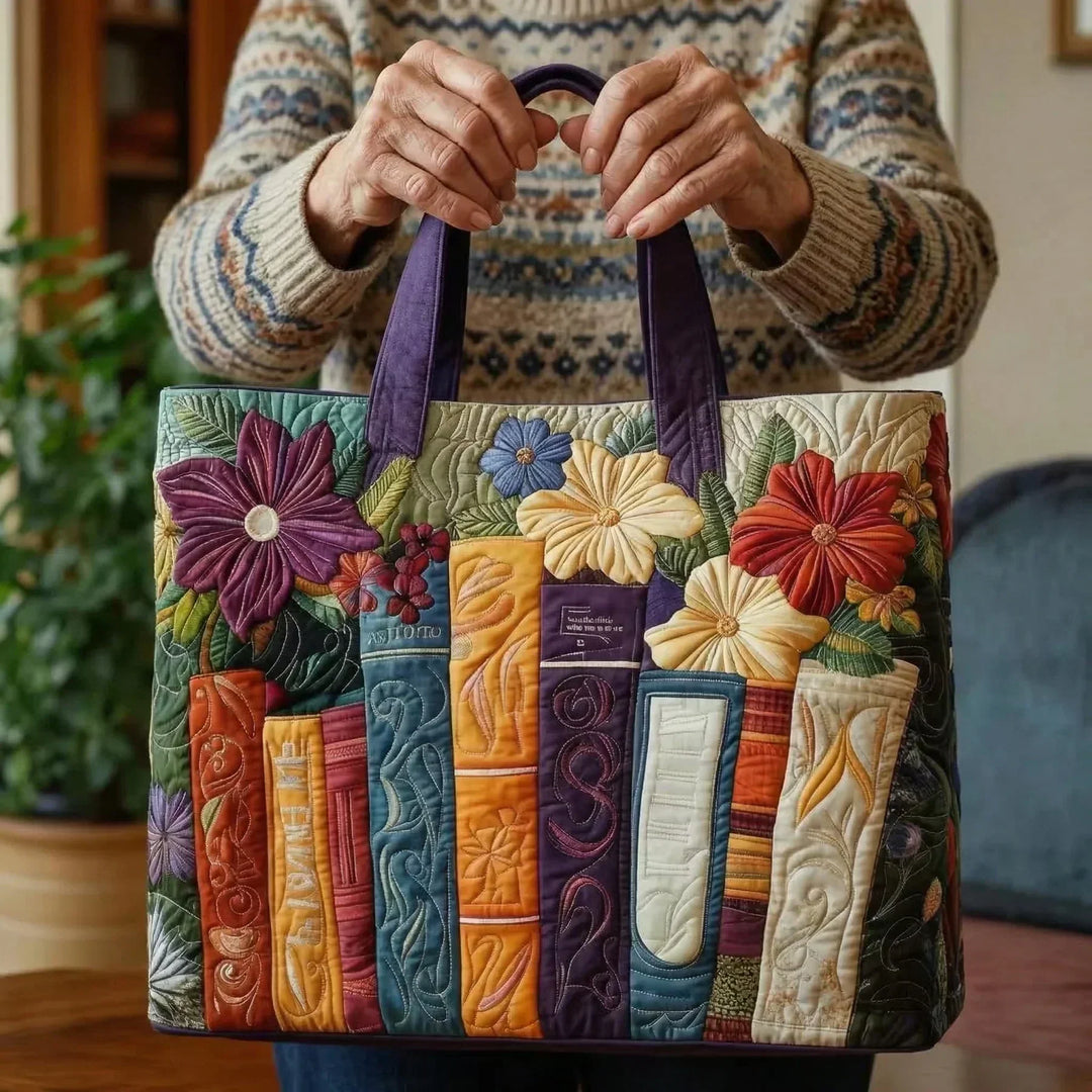 Padded Tote Bag - Book Lover
