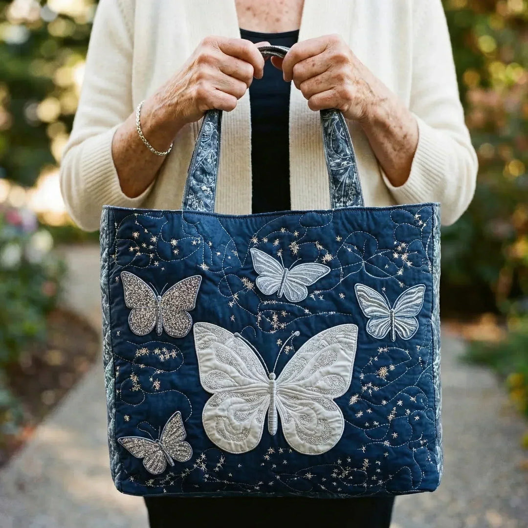 Artisan Bag - Silver Butterfly