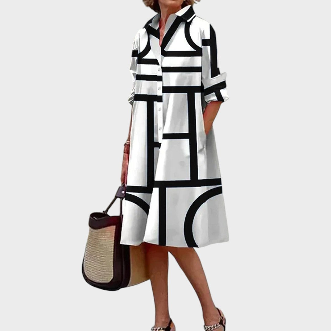 Dragana - Women's Geometric Dress