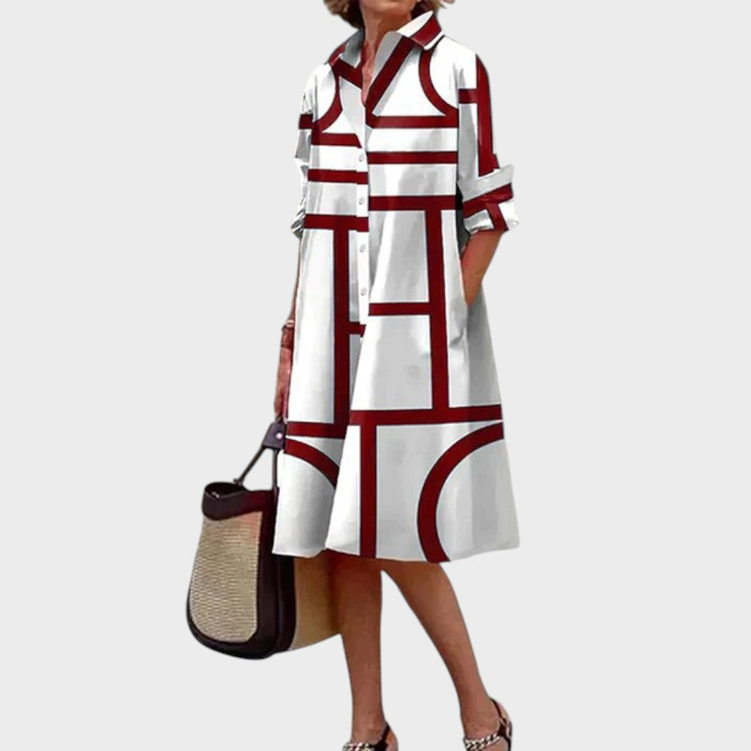 Dragana - Women's Geometric Dress