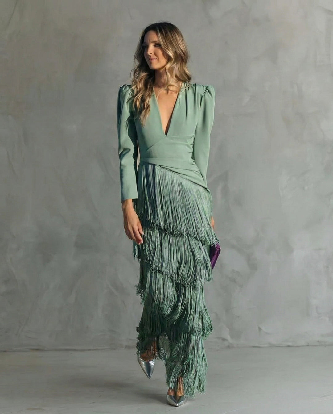 Clara – Elegant Dress with Fringes