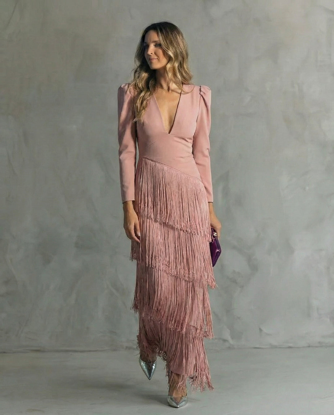 Clara – Elegant Dress with Fringes