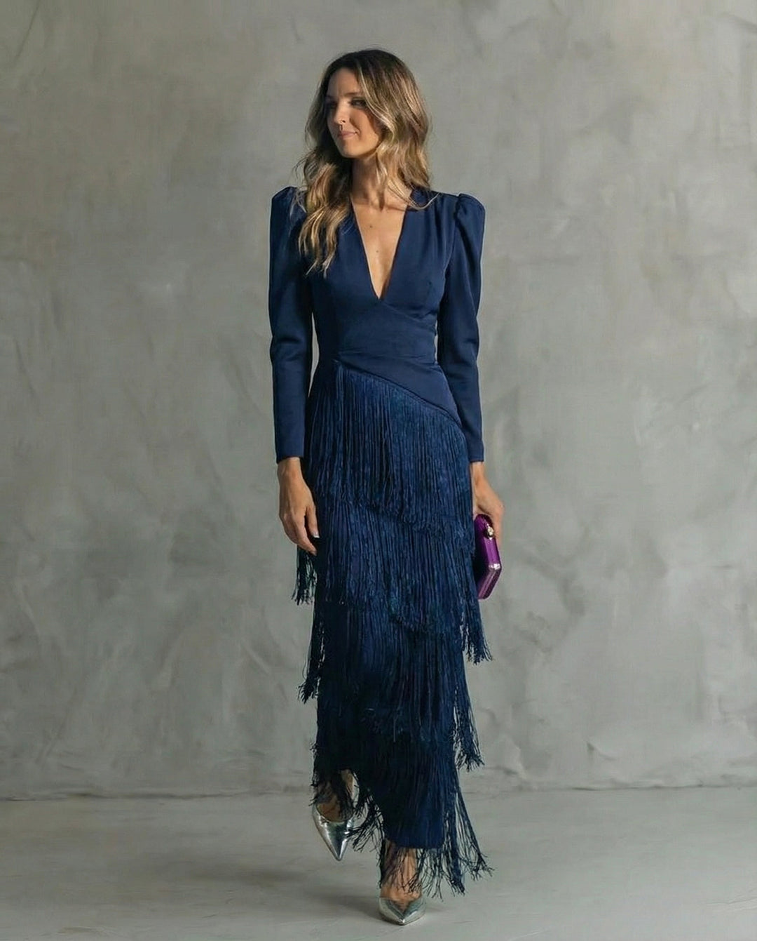 Clara – Elegant Dress with Fringes