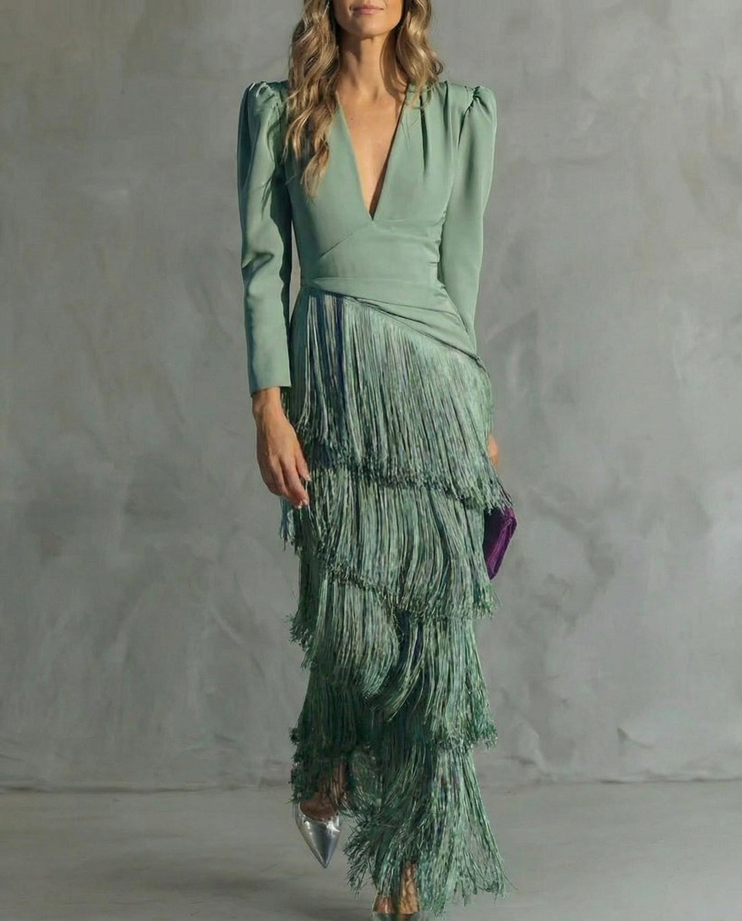 Clara – Elegant Dress with Fringes