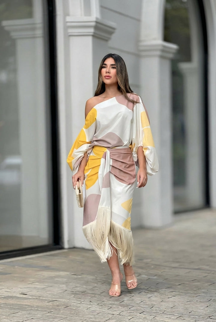 Daniela – Luxury Two-Piece Set with Fringes