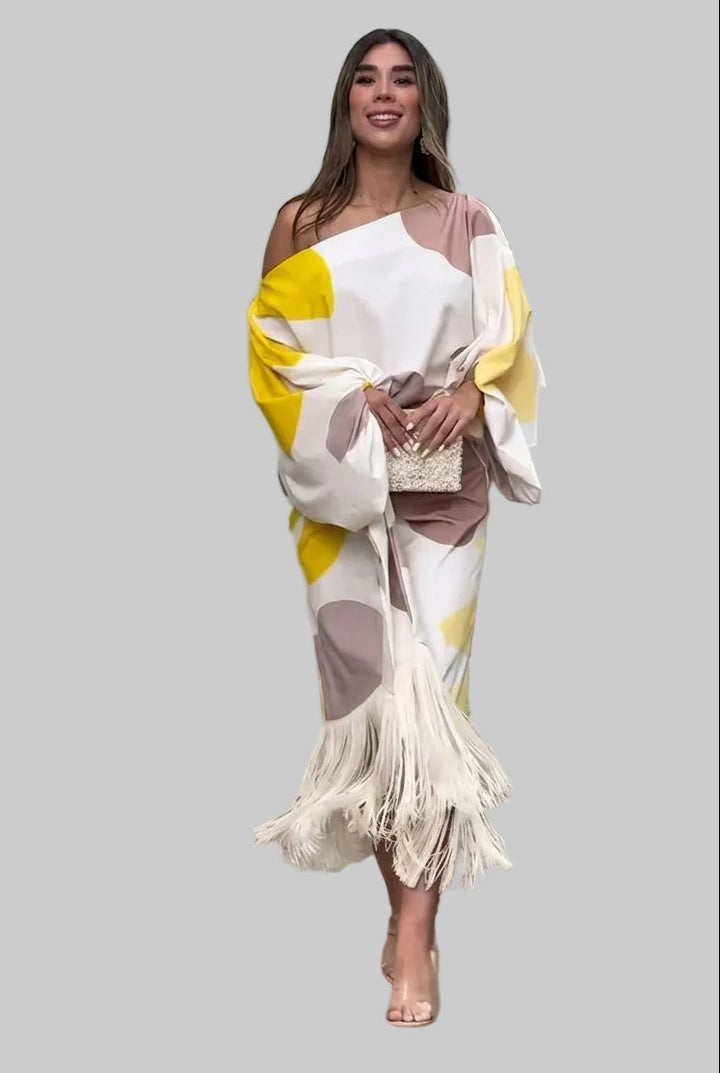Daniela – Luxury Two-Piece Set with Fringes