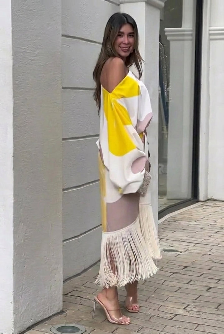 Daniela – Luxury Two-Piece Set with Fringes