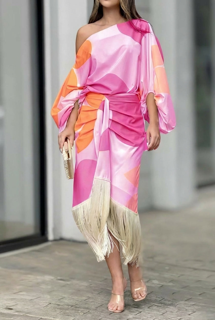 Daniela – Luxury Two-Piece Set with Fringes