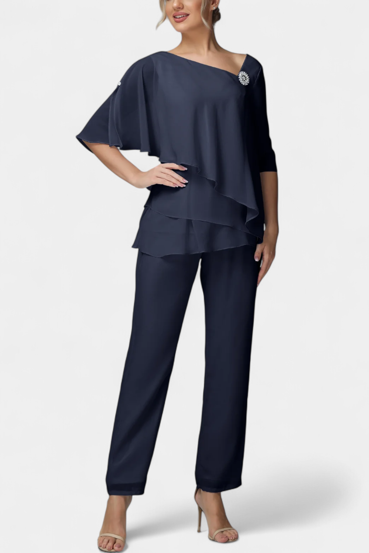 Effortlessly Feminine Wool Ensemble