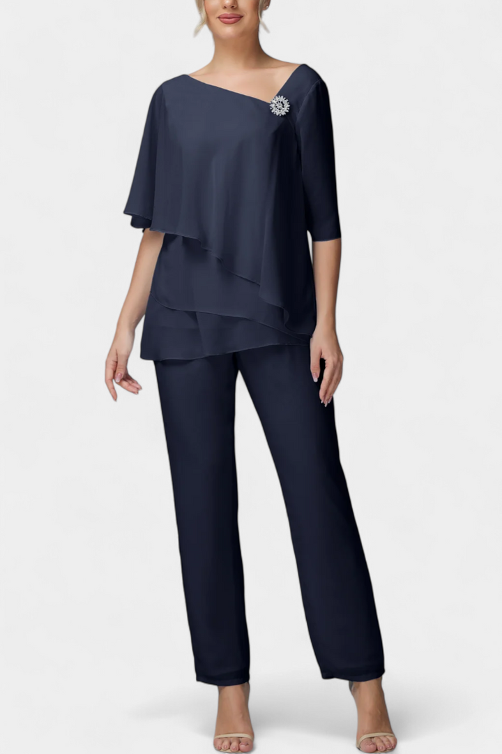 Effortlessly Feminine Wool Ensemble