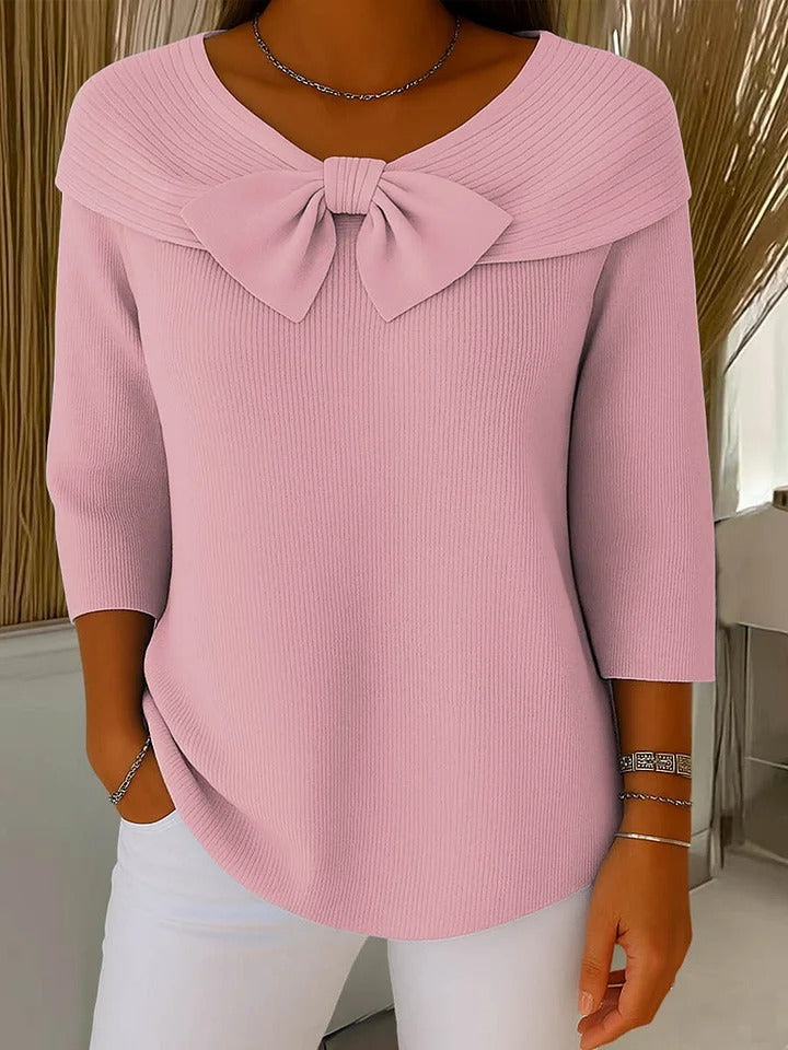 Trinidad | Knot Jumper with Round Neck