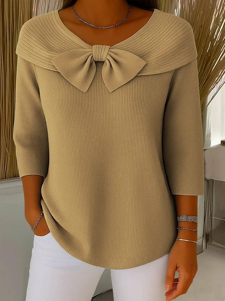 Trinidad | Knot Jumper with Round Neck