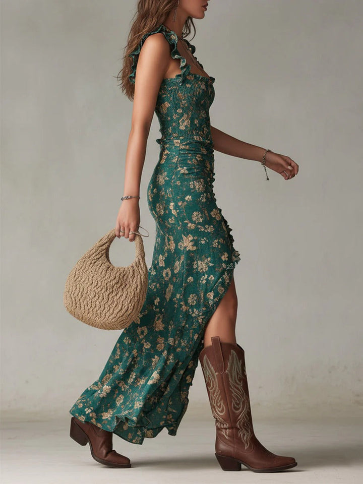 Mika – Maxi Boho Retro Dress