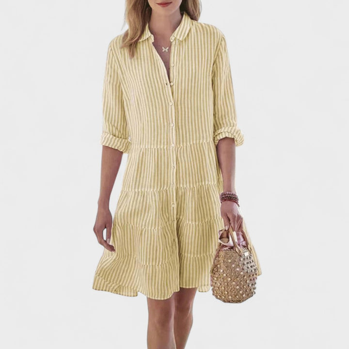 Sara – Plum Summer Dress