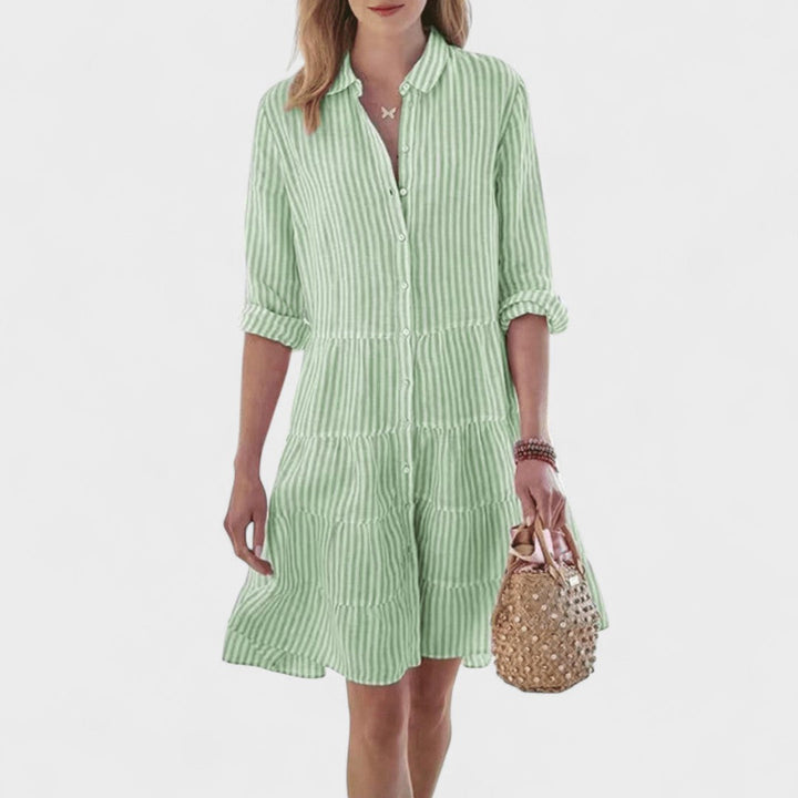 Sara – Plum Summer Dress