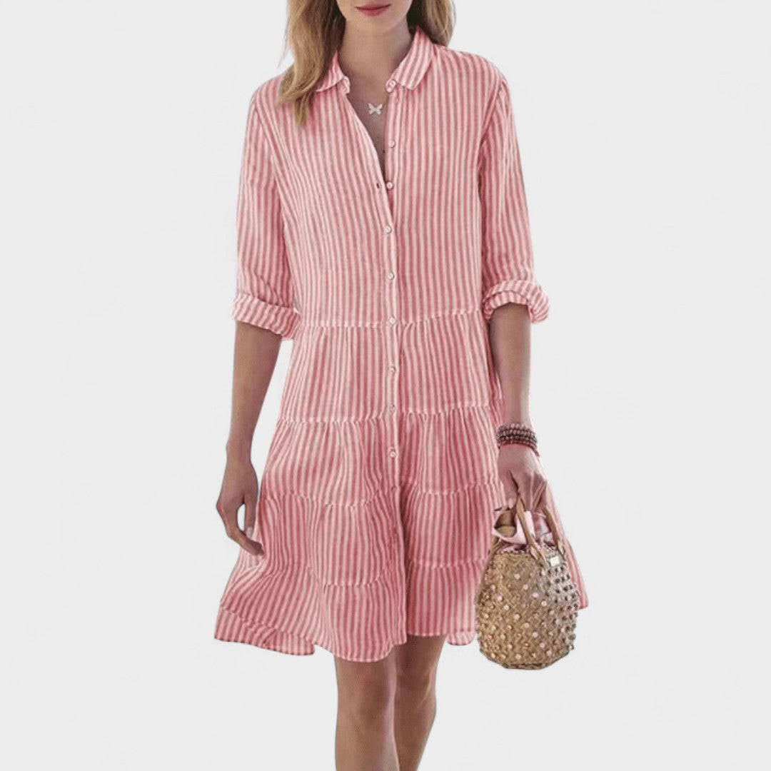 Sara – Plum Summer Dress