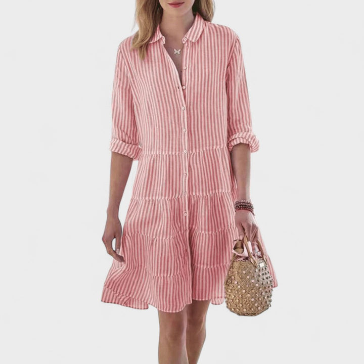 Sara – Plum Summer Dress