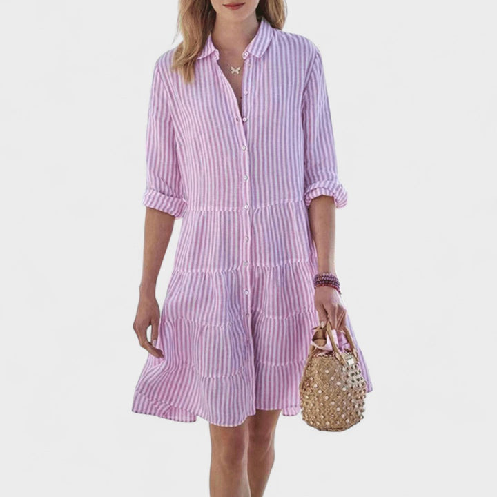 Sara – Plum Summer Dress