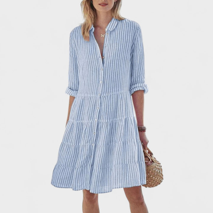 Sara – Plum Summer Dress
