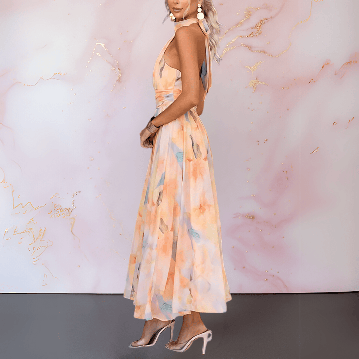 Esther - Elegant Watercolour Dress