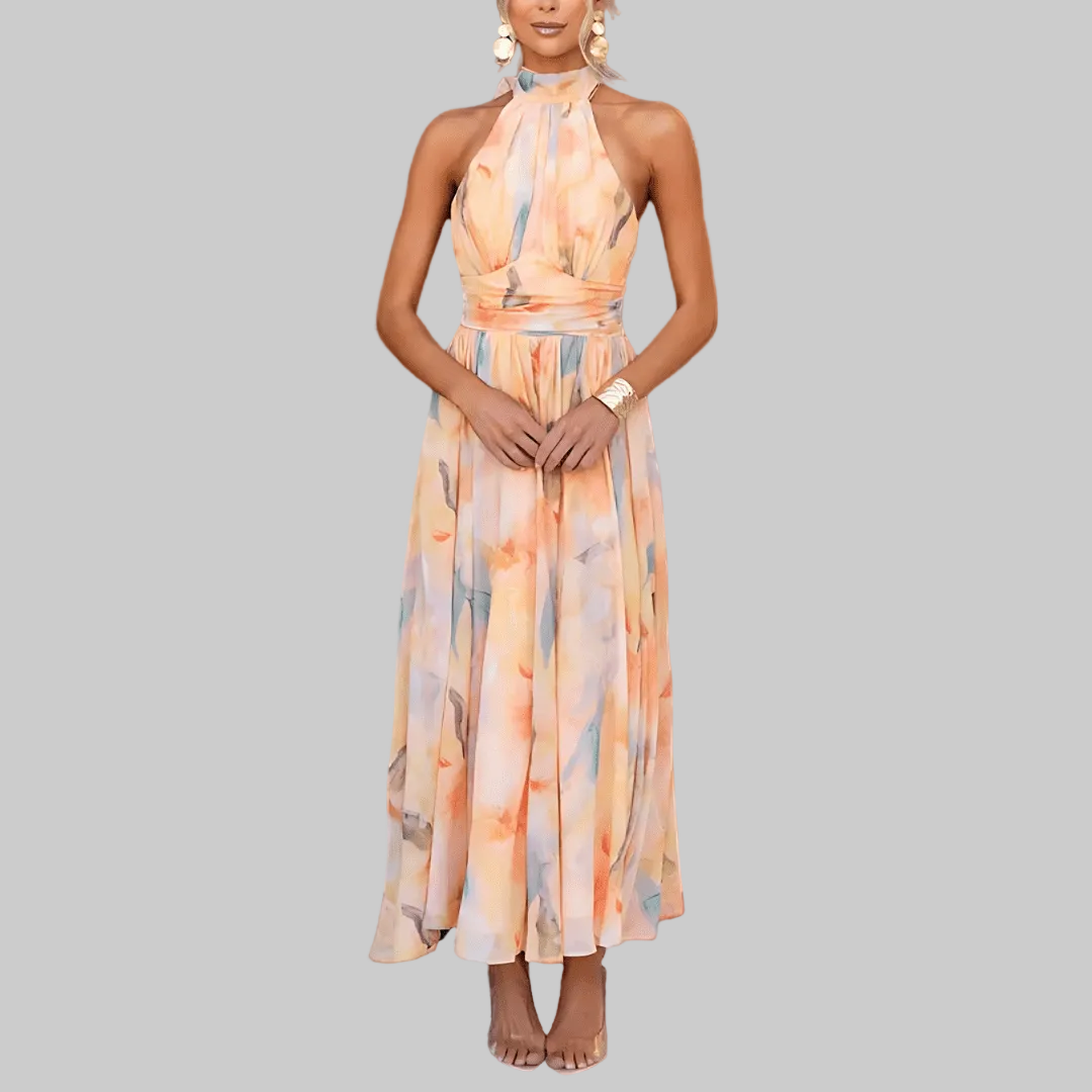 Esther - Elegant Watercolour Dress