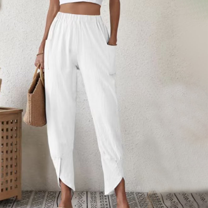 Essari - Frayed Hem Trousers