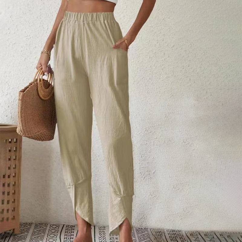 Essari - Frayed Hem Trousers