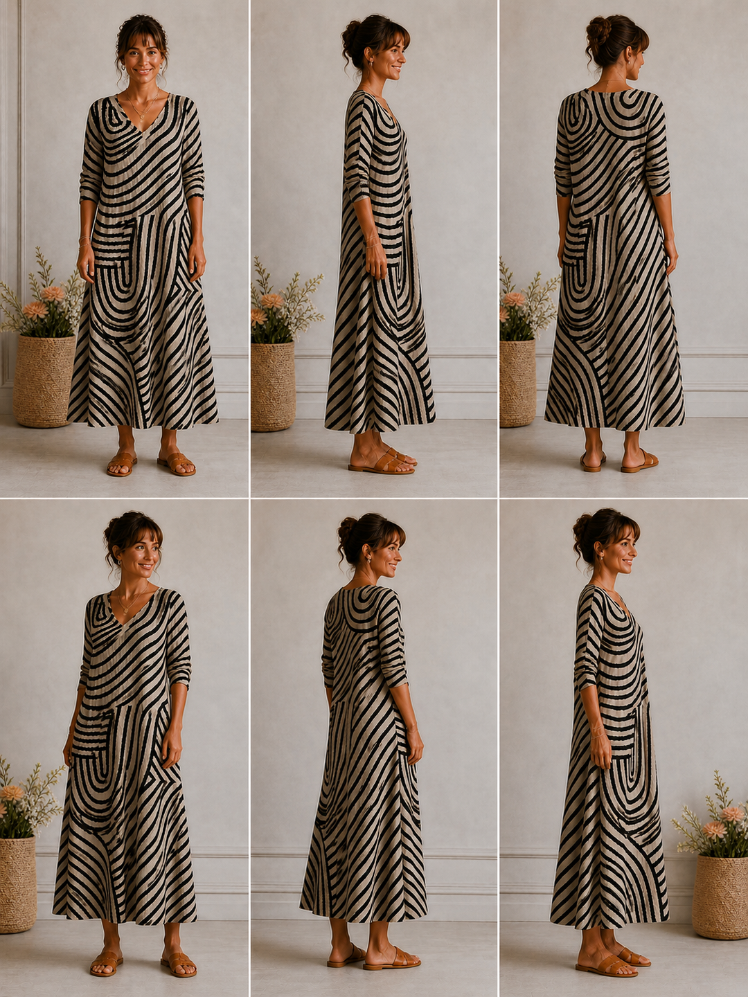Grace – Elegant Dress with Pattern