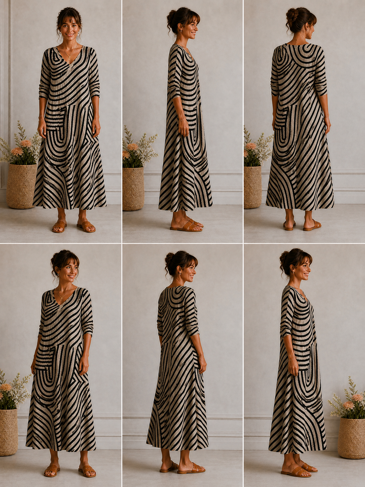 Grace – Elegant Dress with Pattern