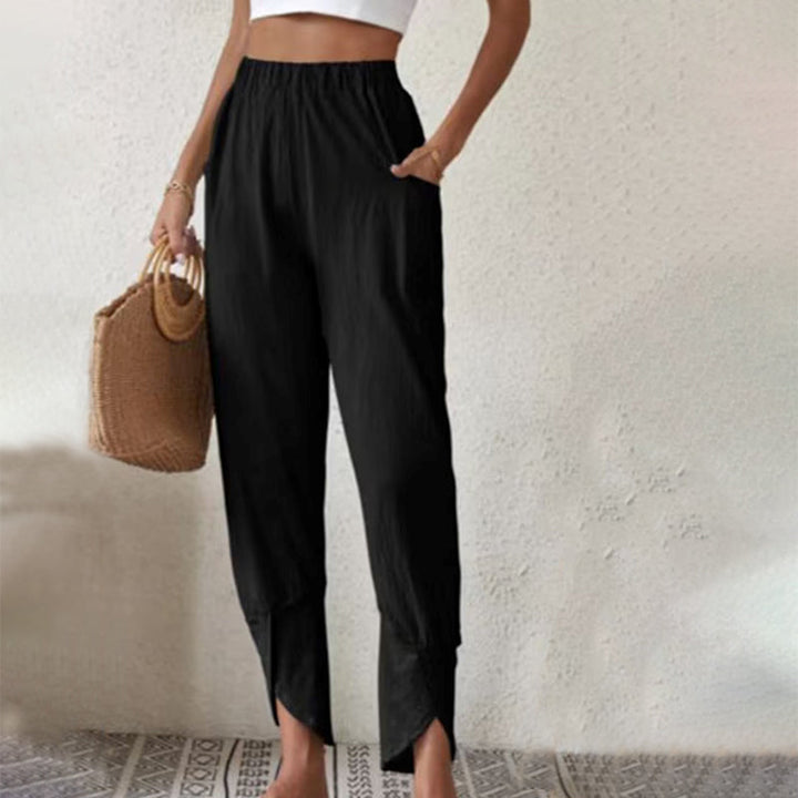 Essari - Frayed Hem Trousers
